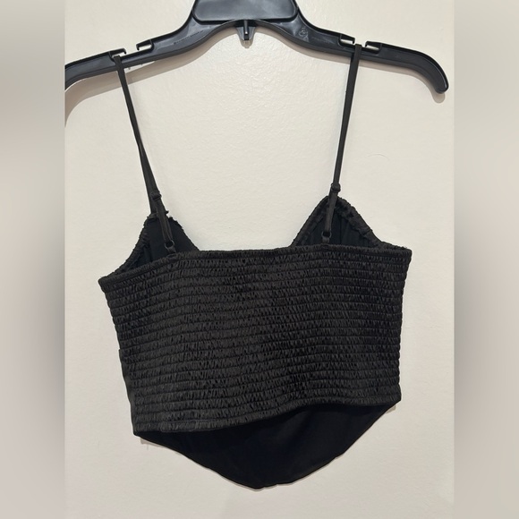 Kendall & Kylie Black Satin Top - Picture 4 of 4